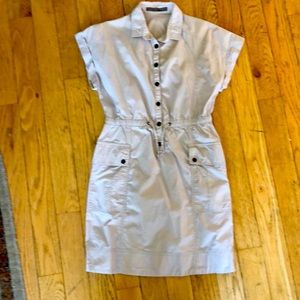 Zara, cotton dress, knee high